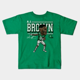 A.J. Brown Philadelphia Cartoon Kids T-Shirt